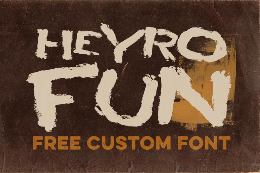 HEYRO Fun – Free Font