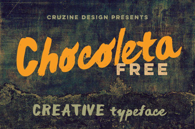 chocoleta-brush-font-free