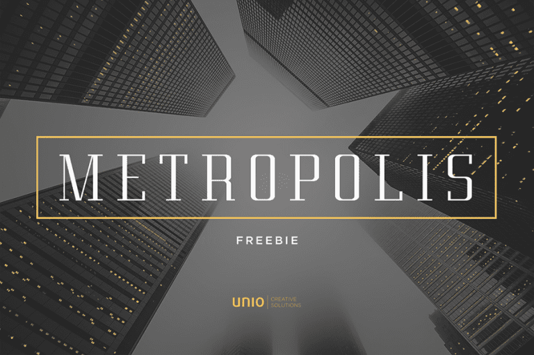 Metropolis free Font
