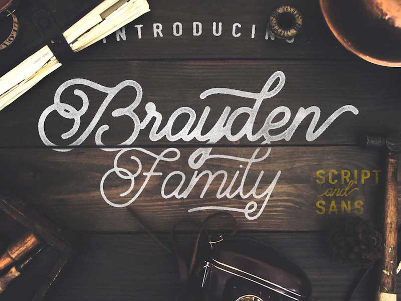 Brayden Family-free-font
