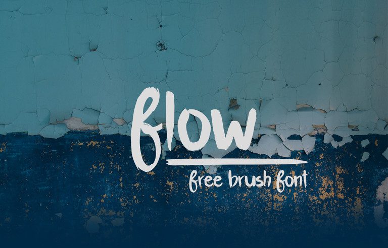 Flow-free-brush-font