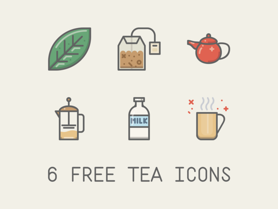 free-tea-icons
