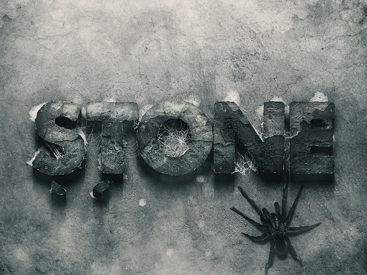 Free-3d-stone-text-style