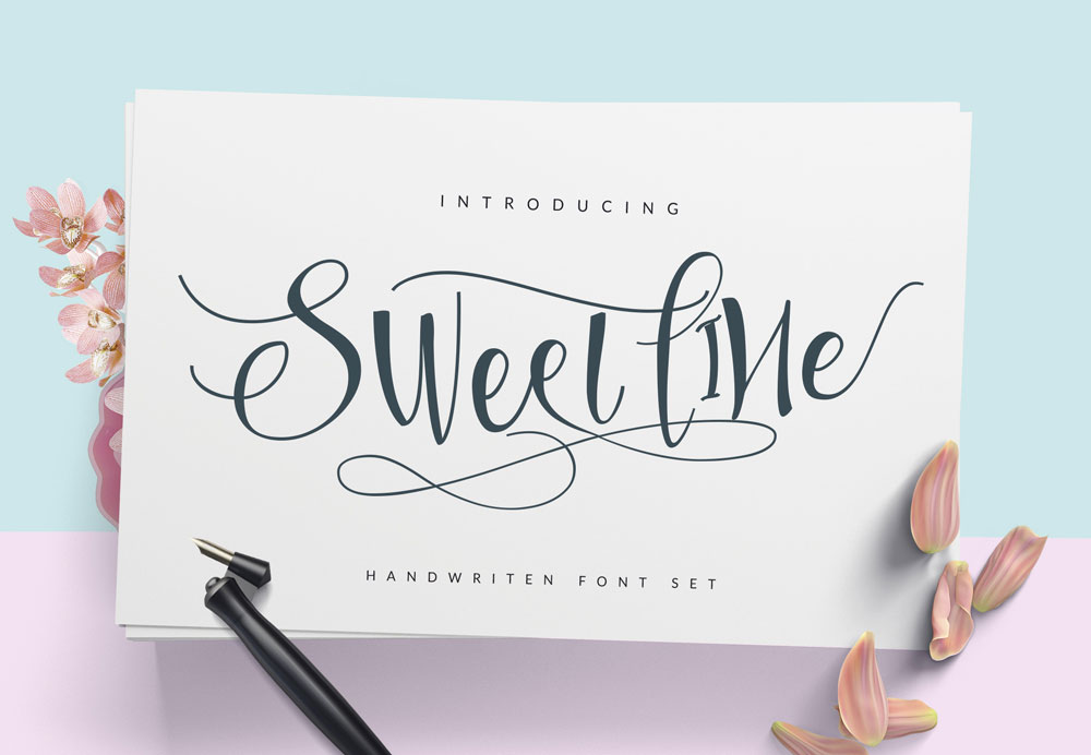 Sweetline-free-Typeface