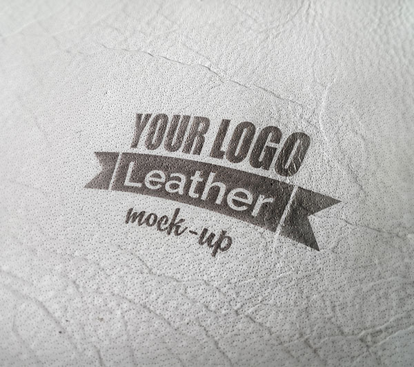 Photorealistic Leather MockUp PSD