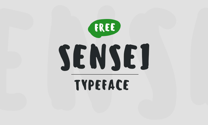 sensei-free-font