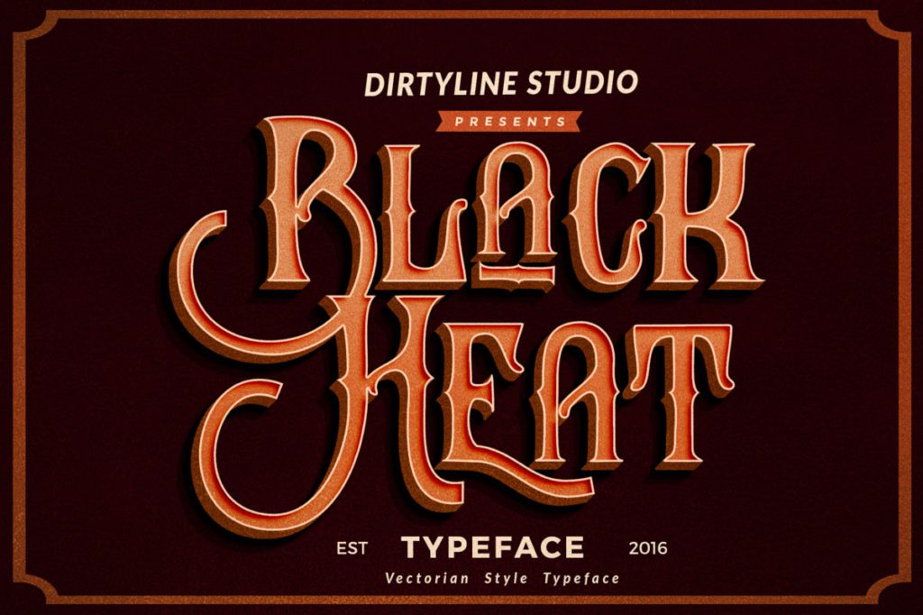 Black Heat Free Typeface