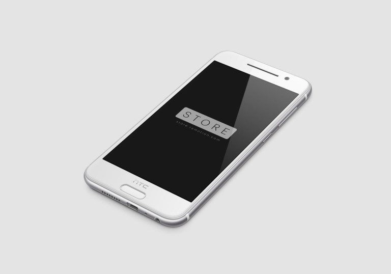 HTC-One-A9-Opal-Silver-Perspective-Right-Free-Mockup