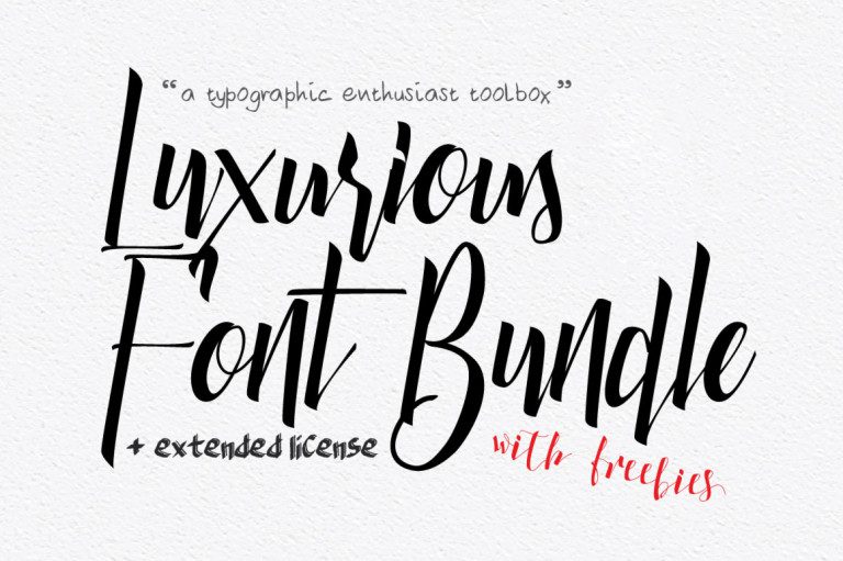 Luxurious-Font-Bundle