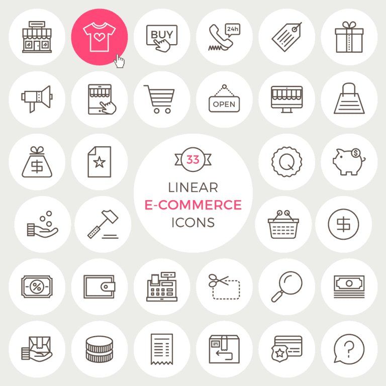 linear-e-commerce-icons