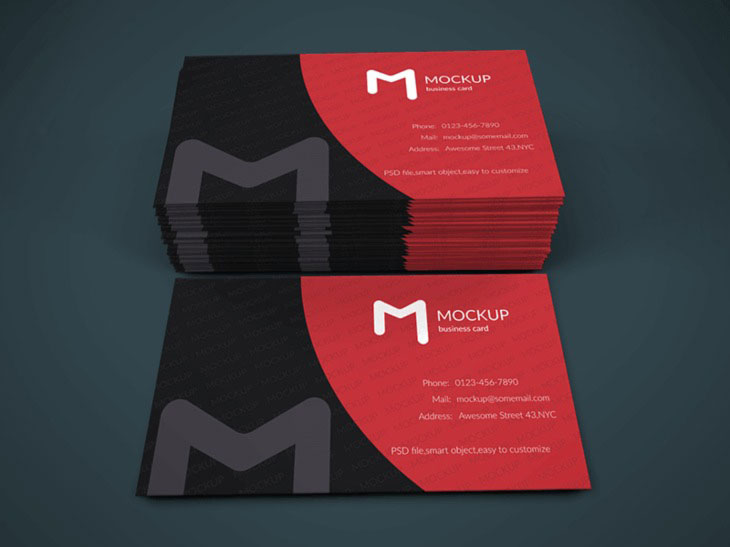 Download 55 Free Business Card Psd Mockup Templates 2019 Page 2 Of 2 Pixlov PSD Mockup Templates
