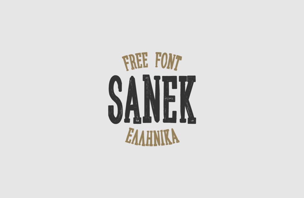 Sanek Free Typeface
