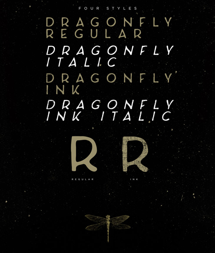 Dragonfly-free-Typeface