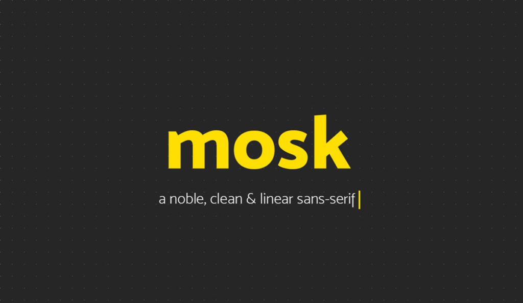 Mosk Free Typeface