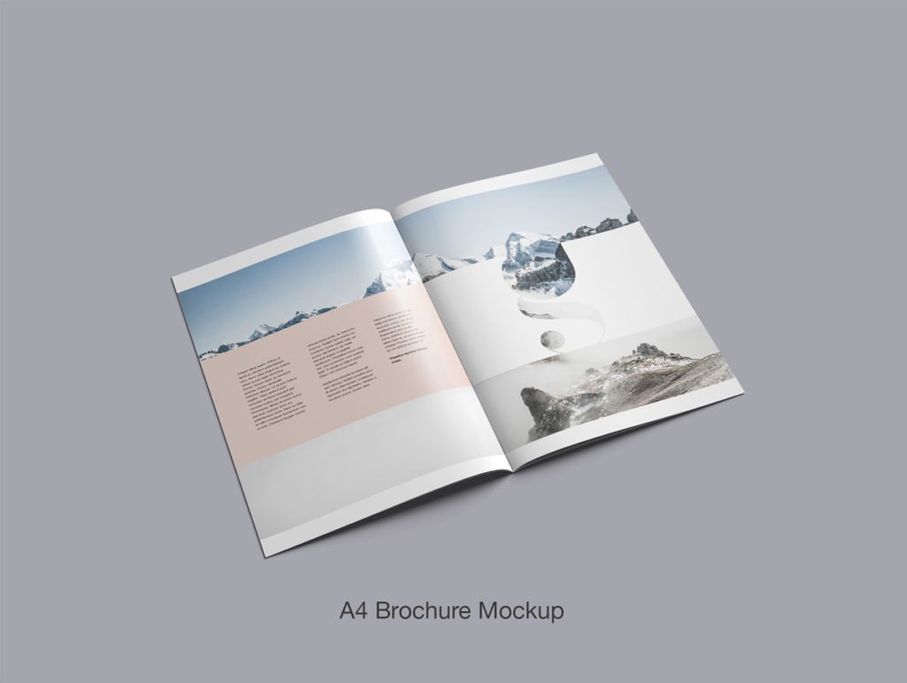 Free Advance A4 Brochure Mockup