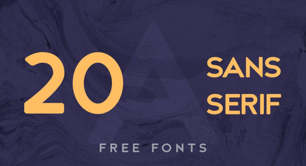 Best Free Sans Serif Fonts For Designers
