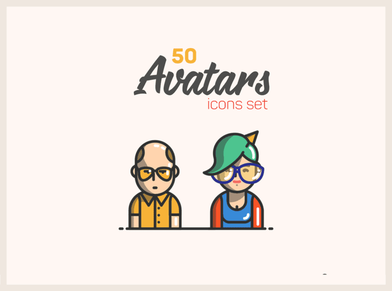 Free 50 Avatars Icon Pack
