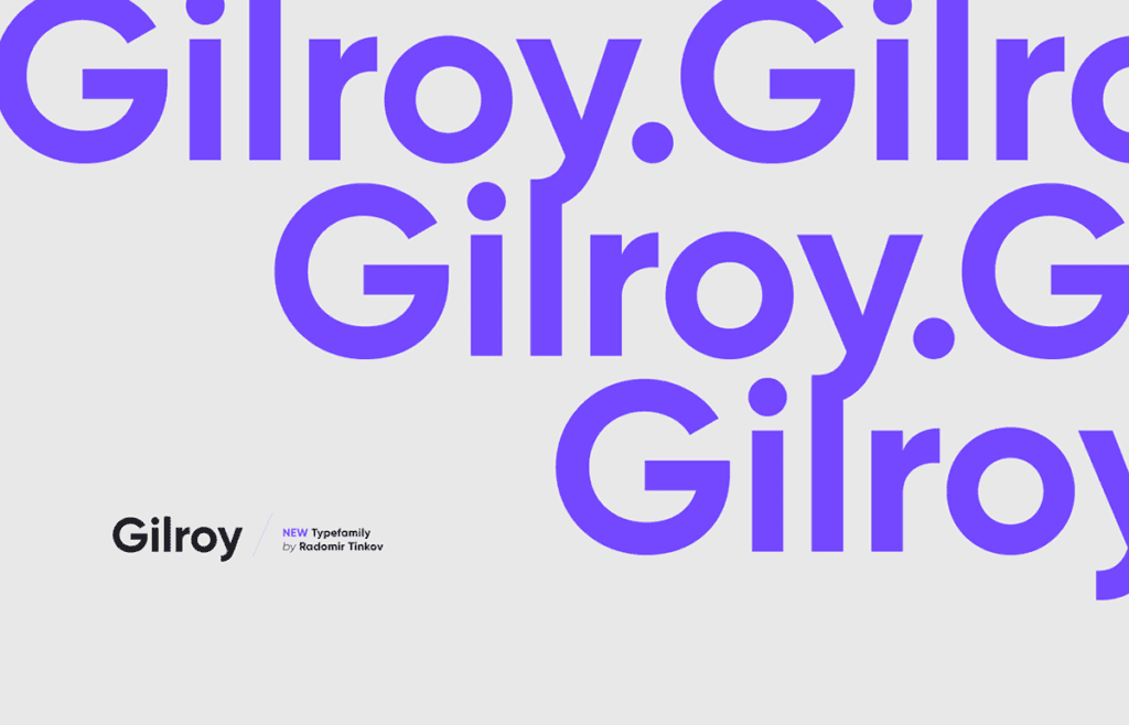 Gilroy Free Font Family