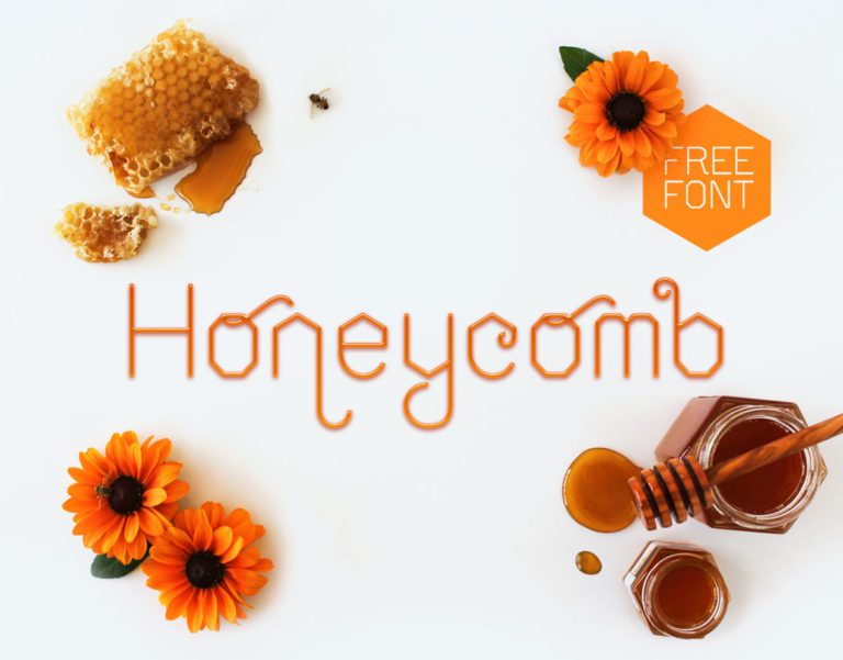 Honeycomb Free Display Font