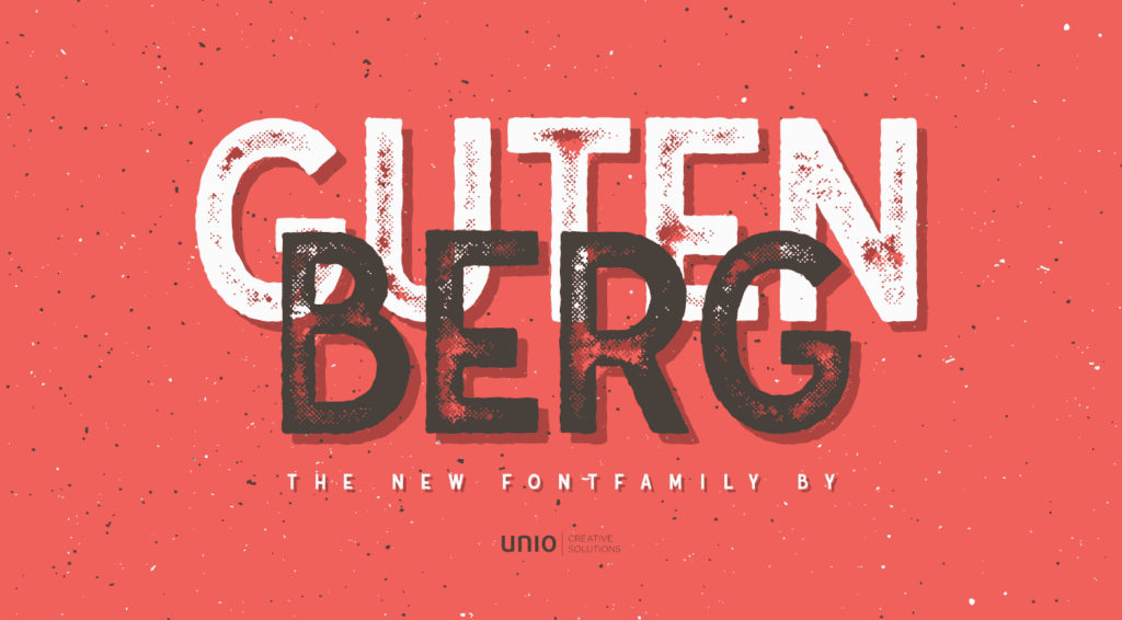 Gutenberg Free Typeface