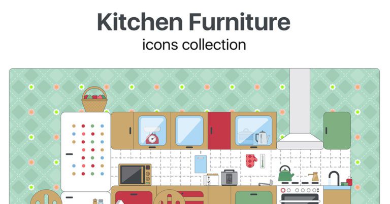 Free-Kitchen-Furniture-Icons-Collection