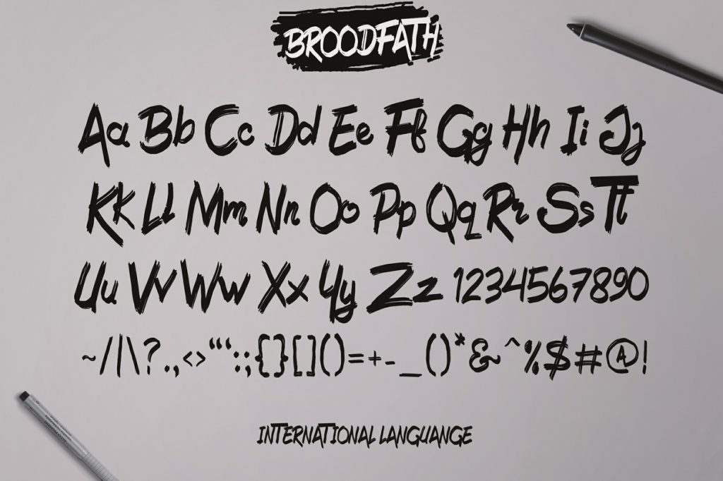 Broodfath-Free-Typeface