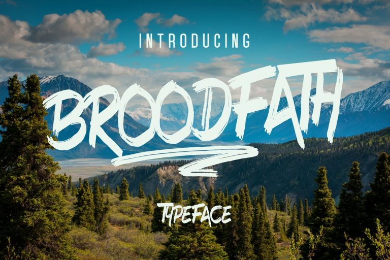 Broodfath-Free-Typeface