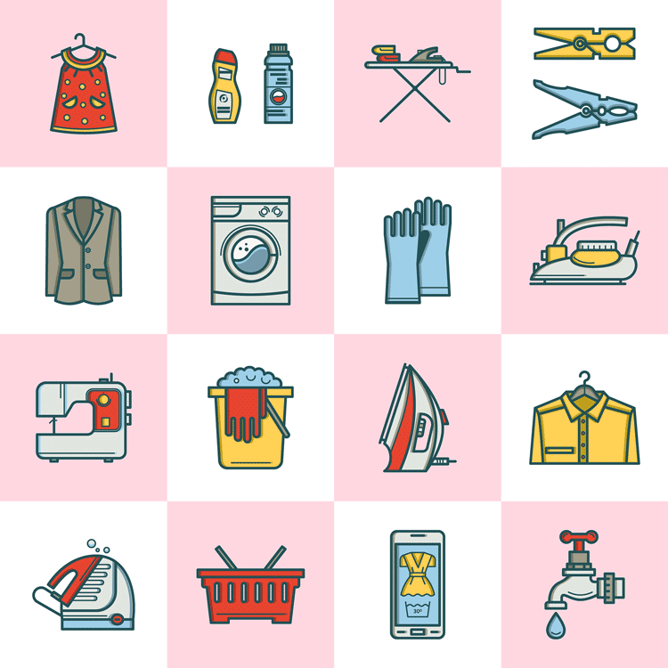 Free-laundry-room-linear-icons
