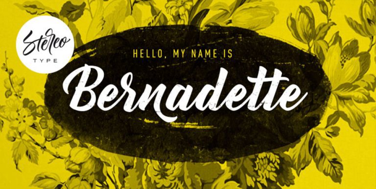 Bernadette Free Script Font