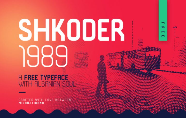Shkoder 1989 Free Typeface