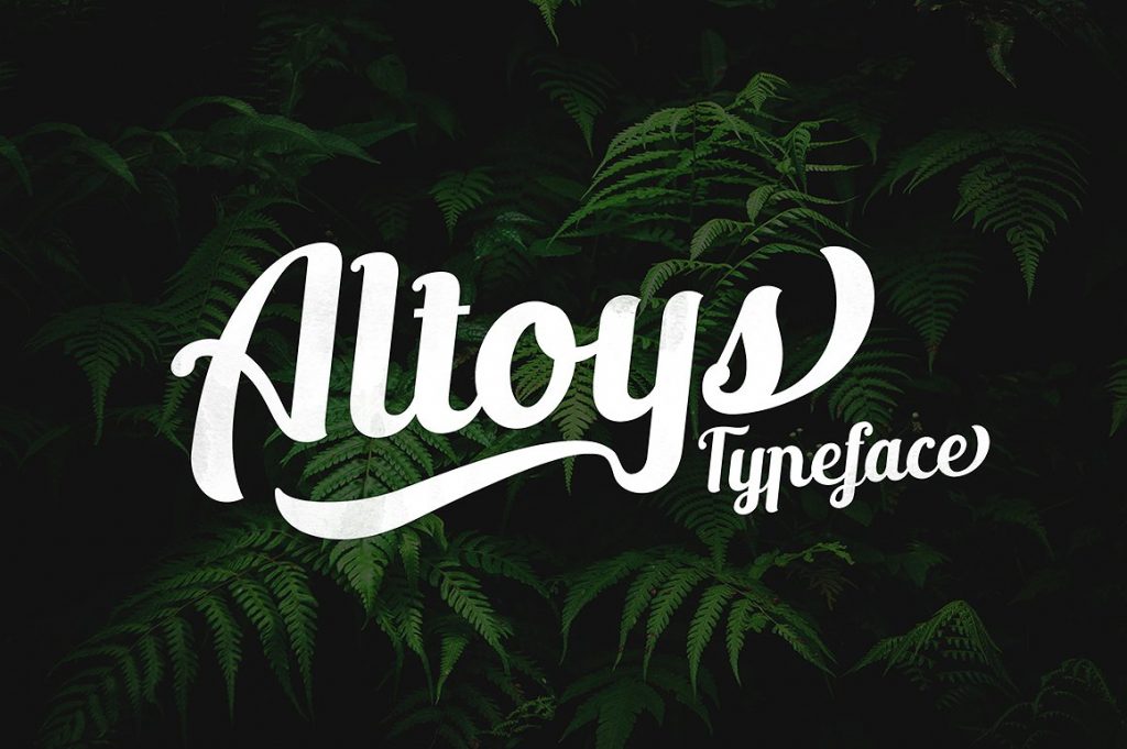 Altoys Typeface Free demo