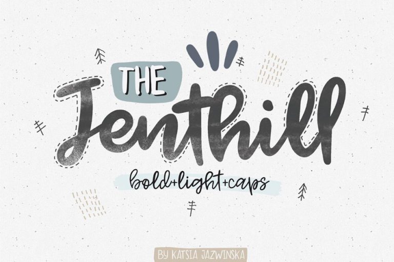 Jenthill Script Free Font