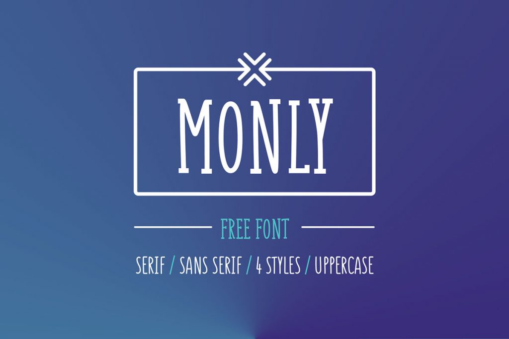 Monly Free slab serif Font